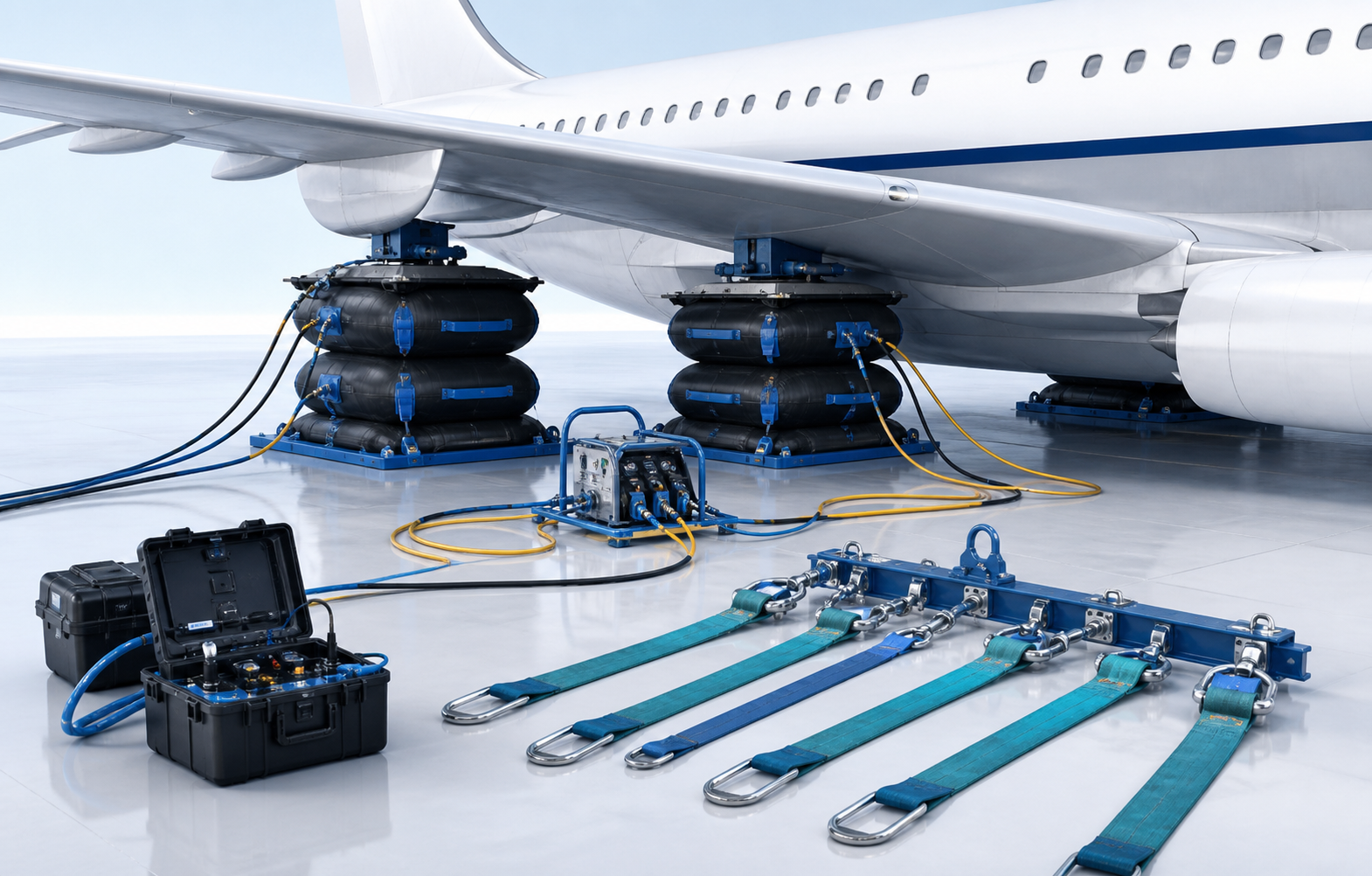 航空器顶升与吊装系统